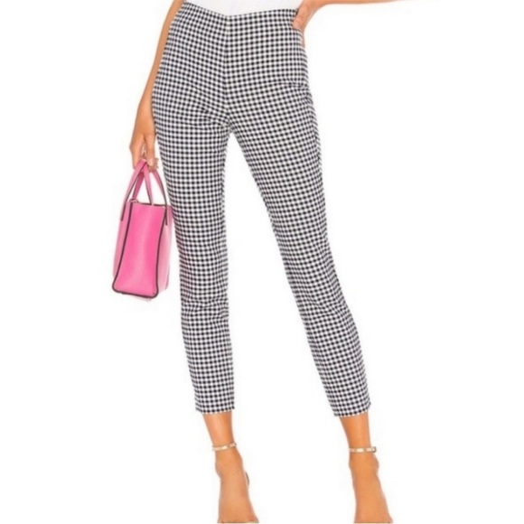 Rag & Bone Gingham Simone High Waist Pants Sz 6 - Picture 7 of 7